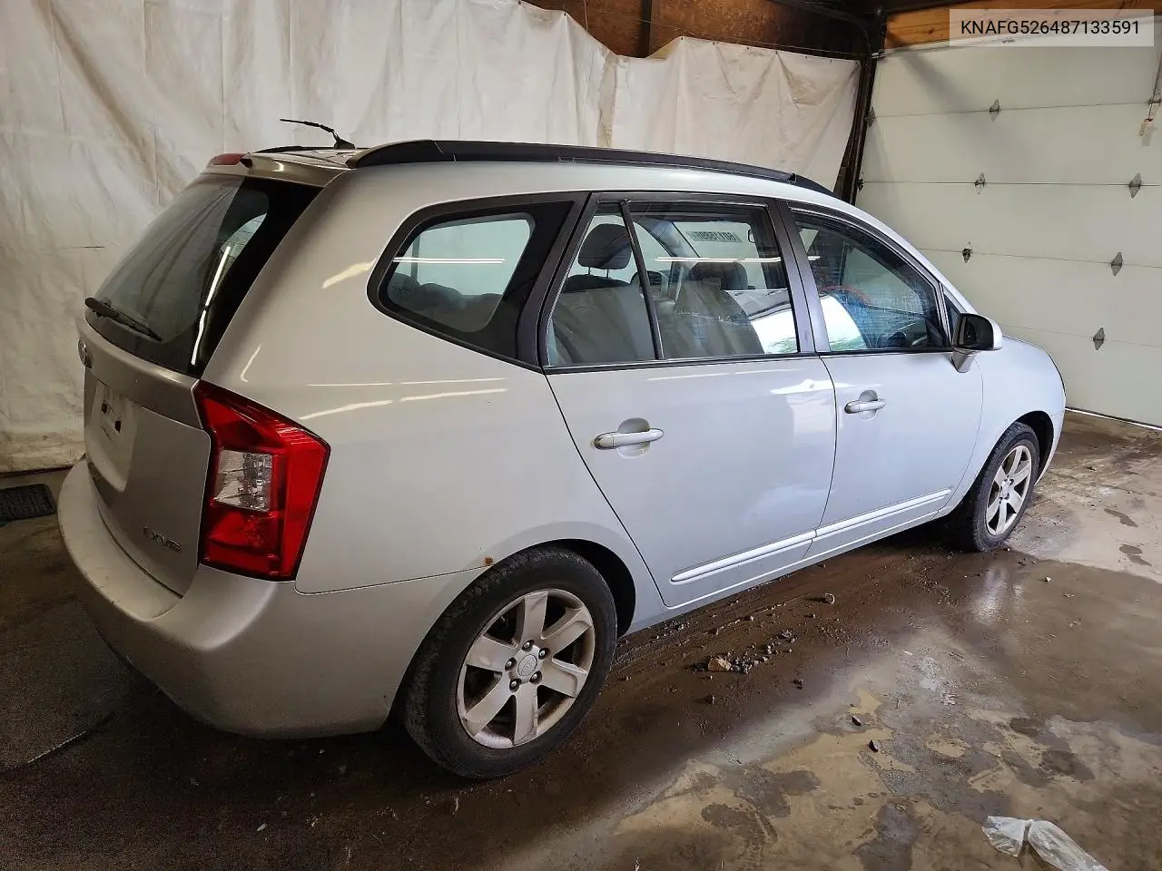 2008 Kia Rondo Lx VIN: KNAFG526487133591 Lot: 60115896