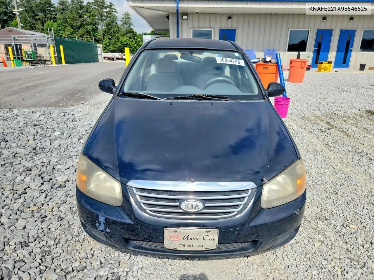 2009 Kia Spectra Lx VIN: KNAFE221X95646625 Lot: 50834706