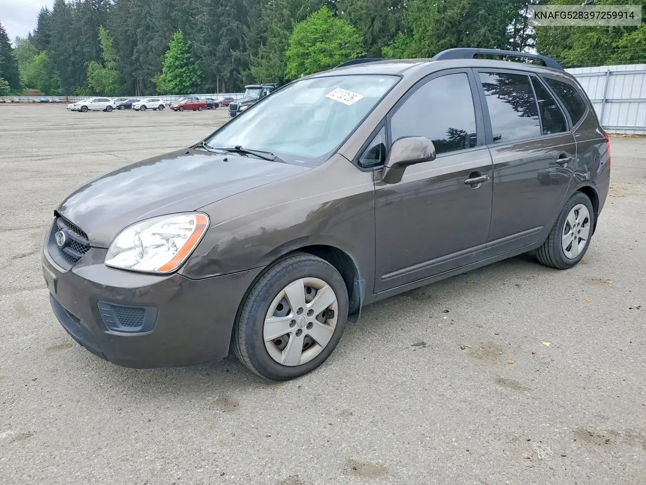 2009 Kia Rondo Base VIN: KNAFG528397259914 Lot: 53133126