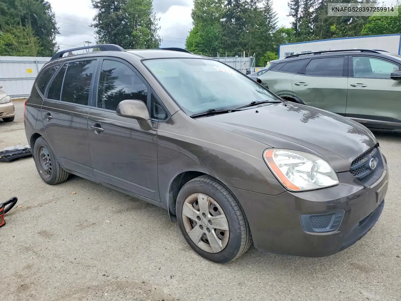 2009 Kia Rondo Base VIN: KNAFG528397259914 Lot: 53133126