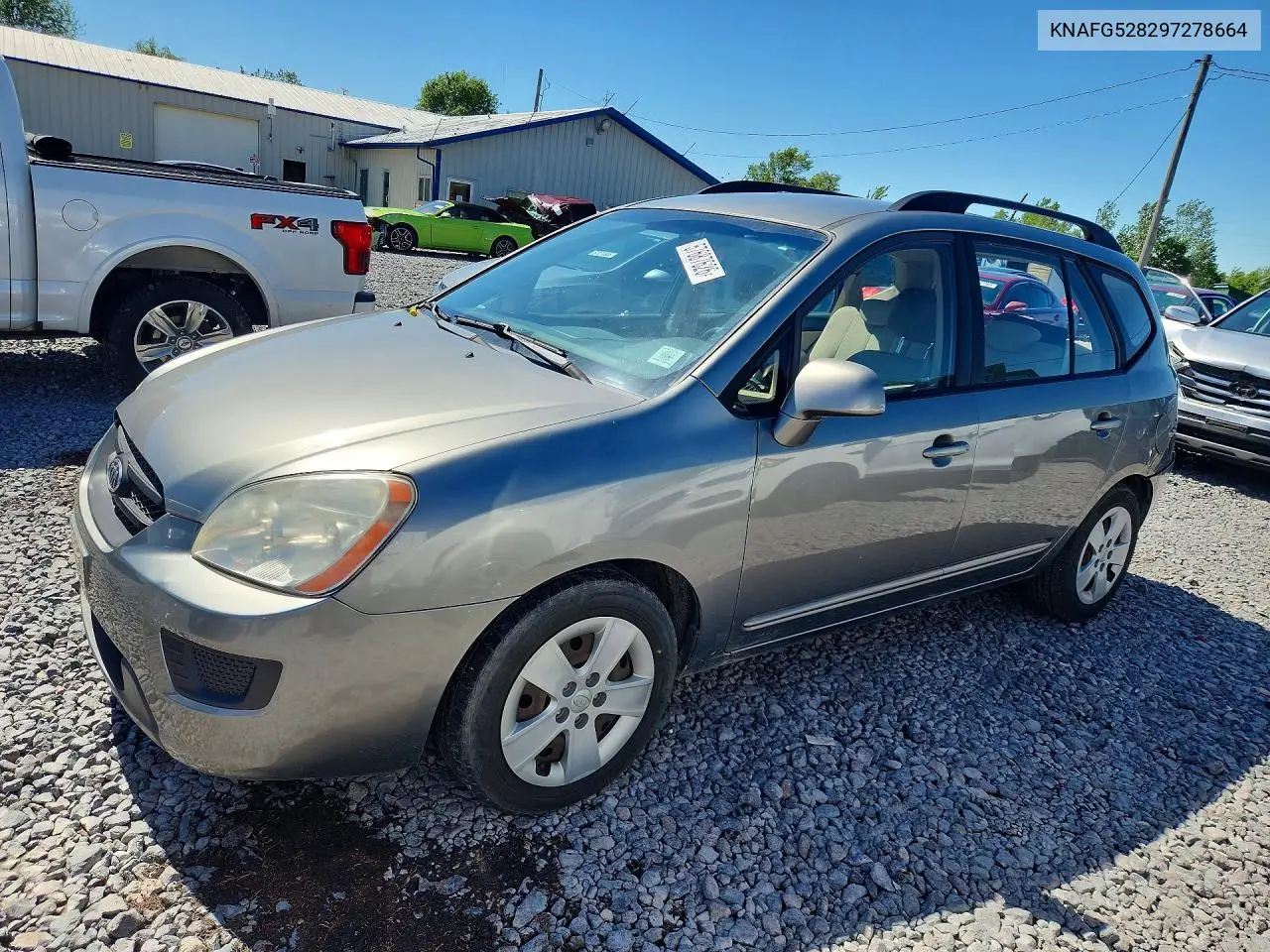 2009 Kia Rondo Base VIN: KNAFG528297278664 Lot: 57687626