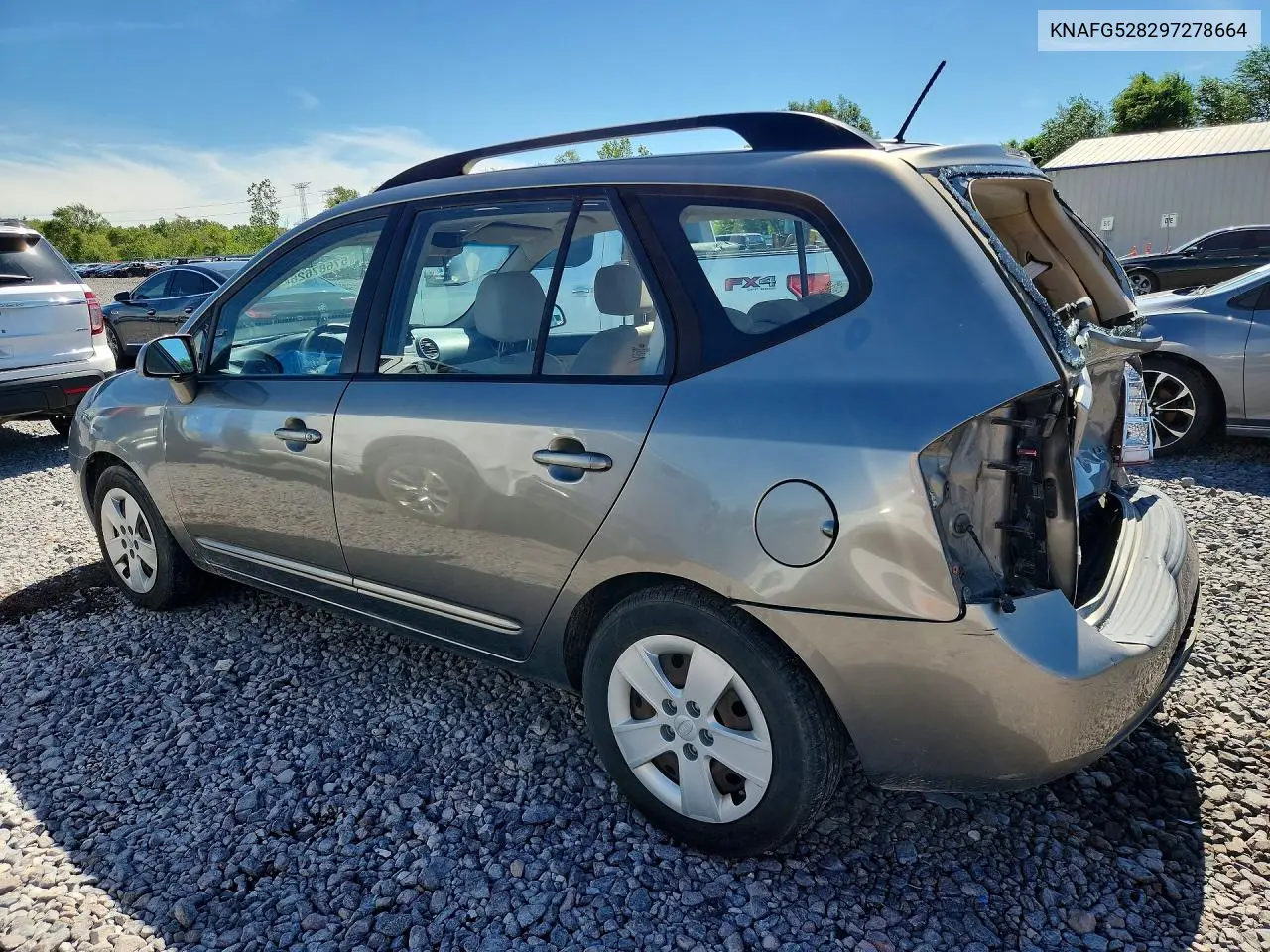 2009 Kia Rondo Base VIN: KNAFG528297278664 Lot: 57687626