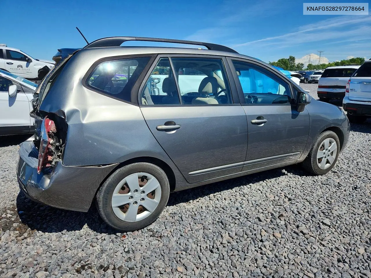 2009 Kia Rondo Base VIN: KNAFG528297278664 Lot: 57687626