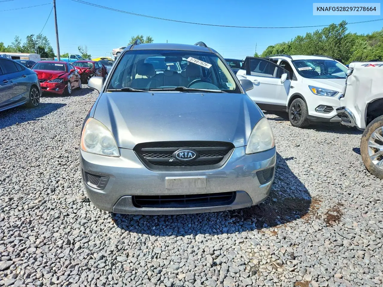2009 Kia Rondo Base VIN: KNAFG528297278664 Lot: 57687626
