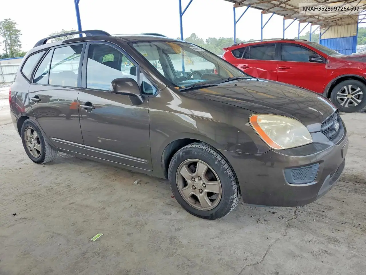 2009 Kia Rondo Base VIN: KNAFG528997264597 Lot: 58685176