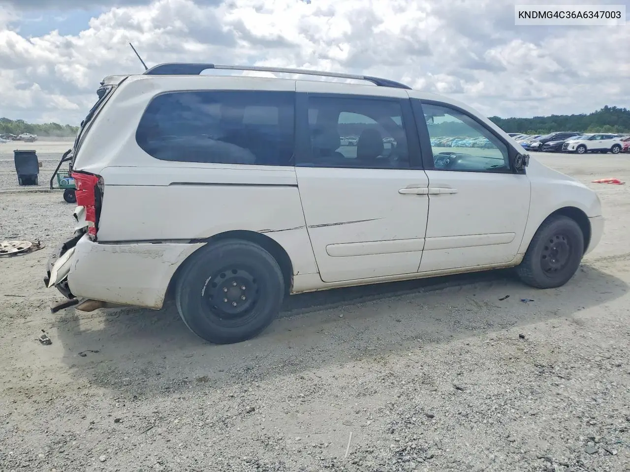 2010 Kia Sedona Lx VIN: KNDMG4C36A6347003 Lot: 58069586