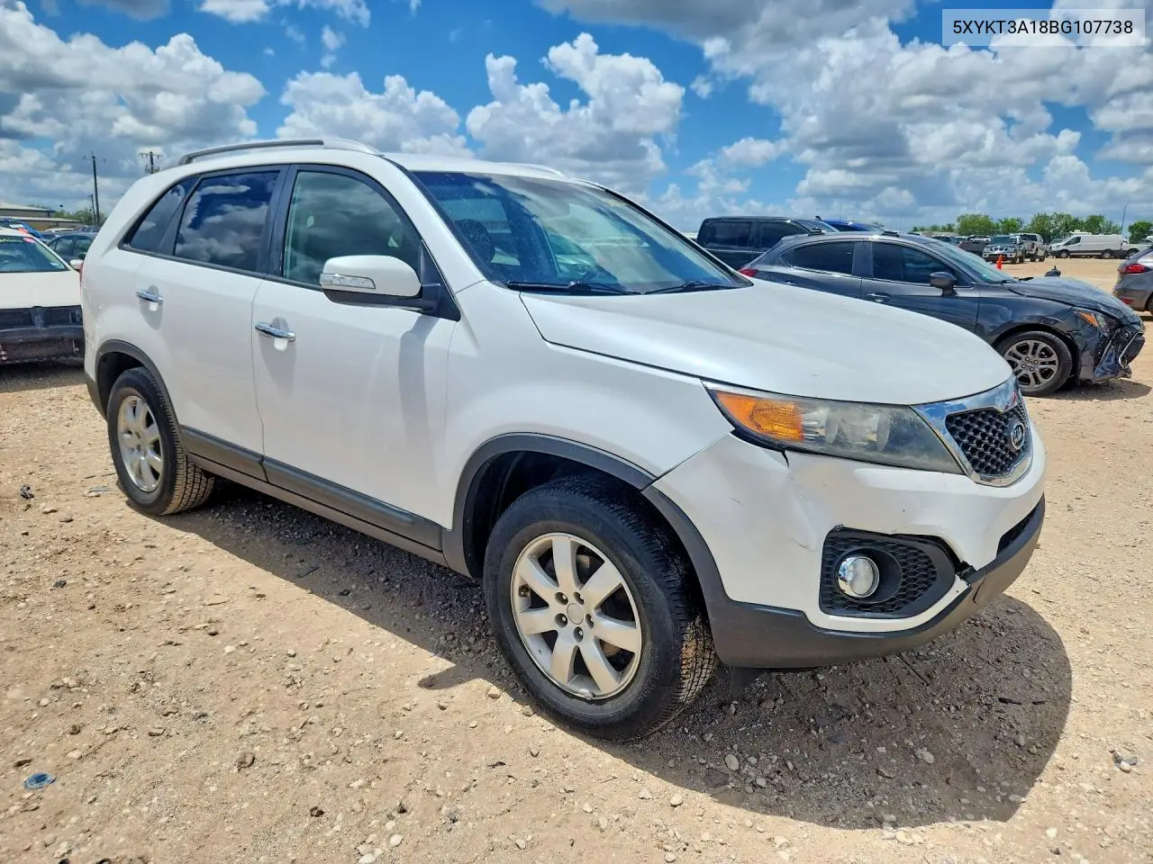 2011 Kia Sorento Lx VIN: 5XYKT3A18BG107738 Lot: 56839566