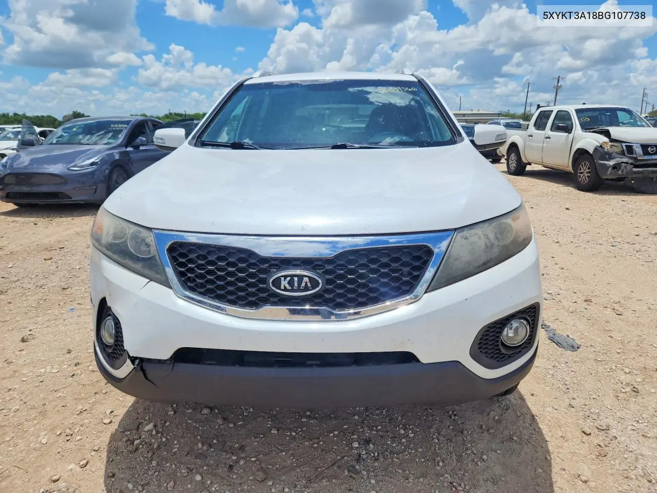2011 Kia Sorento Lx VIN: 5XYKT3A18BG107738 Lot: 56839566