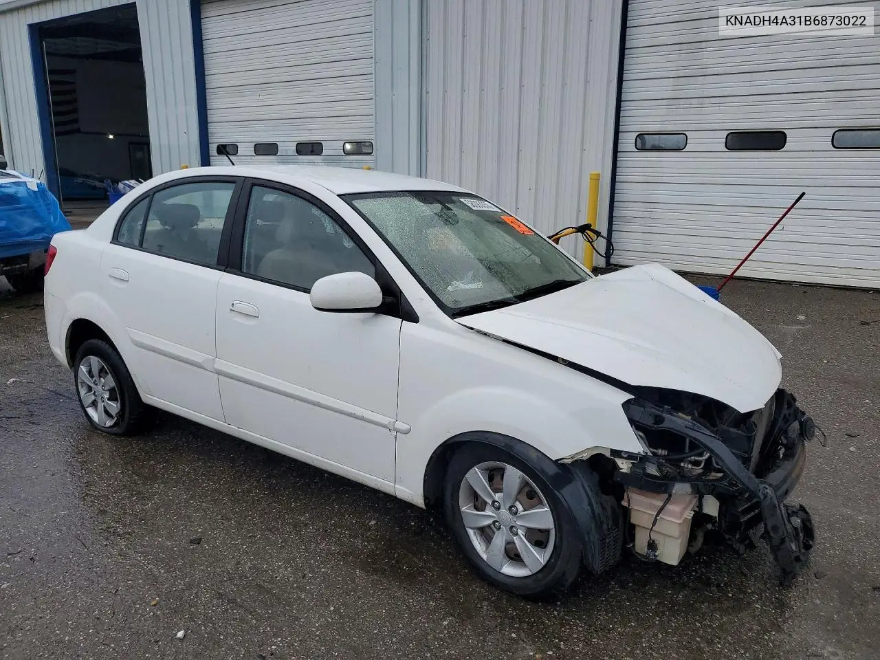 2011 Kia Rio Lx VIN: KNADH4A31B6873022 Lot: 58093056
