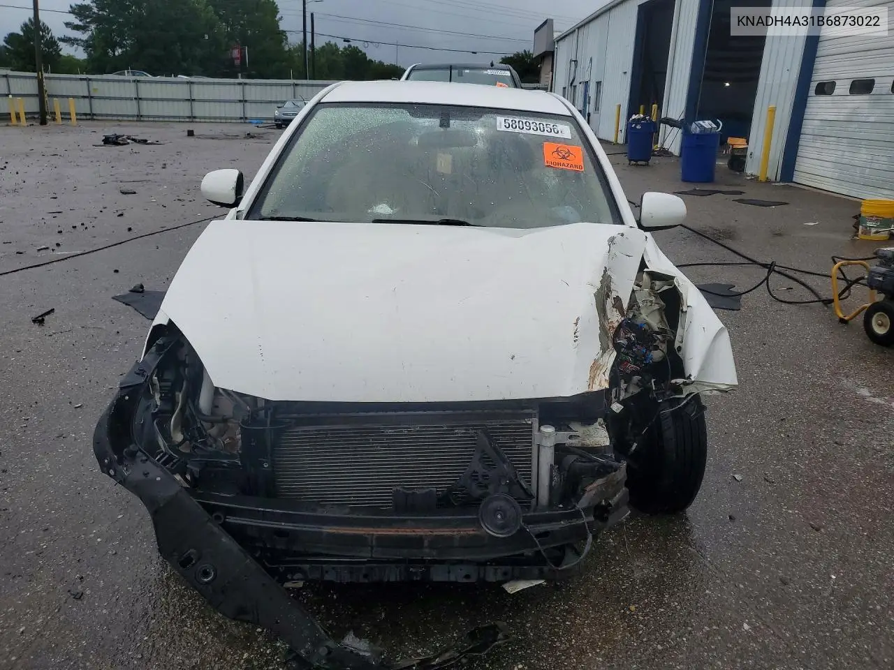 2011 Kia Rio Lx VIN: KNADH4A31B6873022 Lot: 58093056