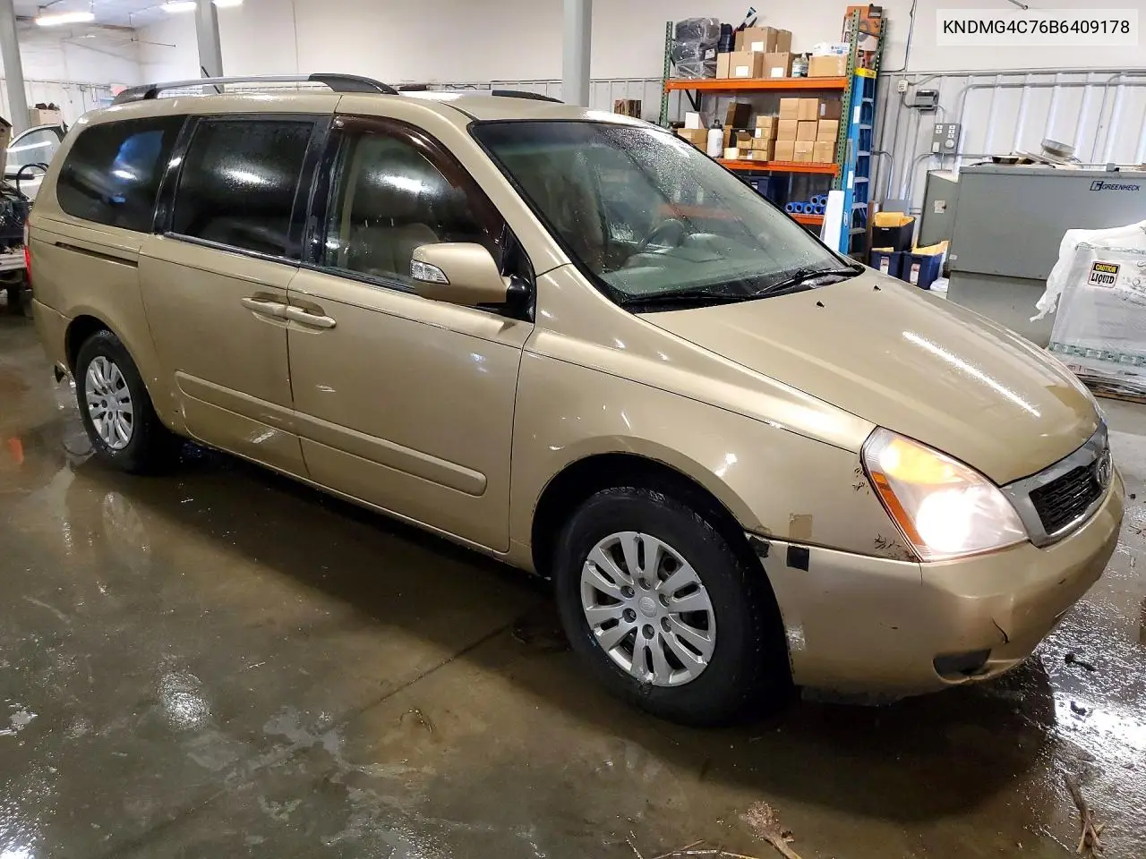 2011 Kia Sedona Lx VIN: KNDMG4C76B6409178 Lot: 59015426