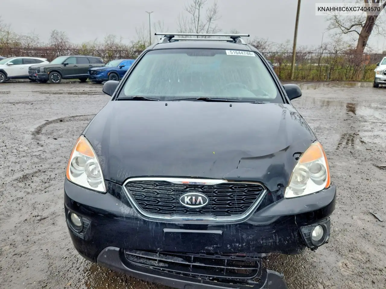 2012 Kia Rondo VIN: KNAHH8C6XC7404670 Lot: 51644746