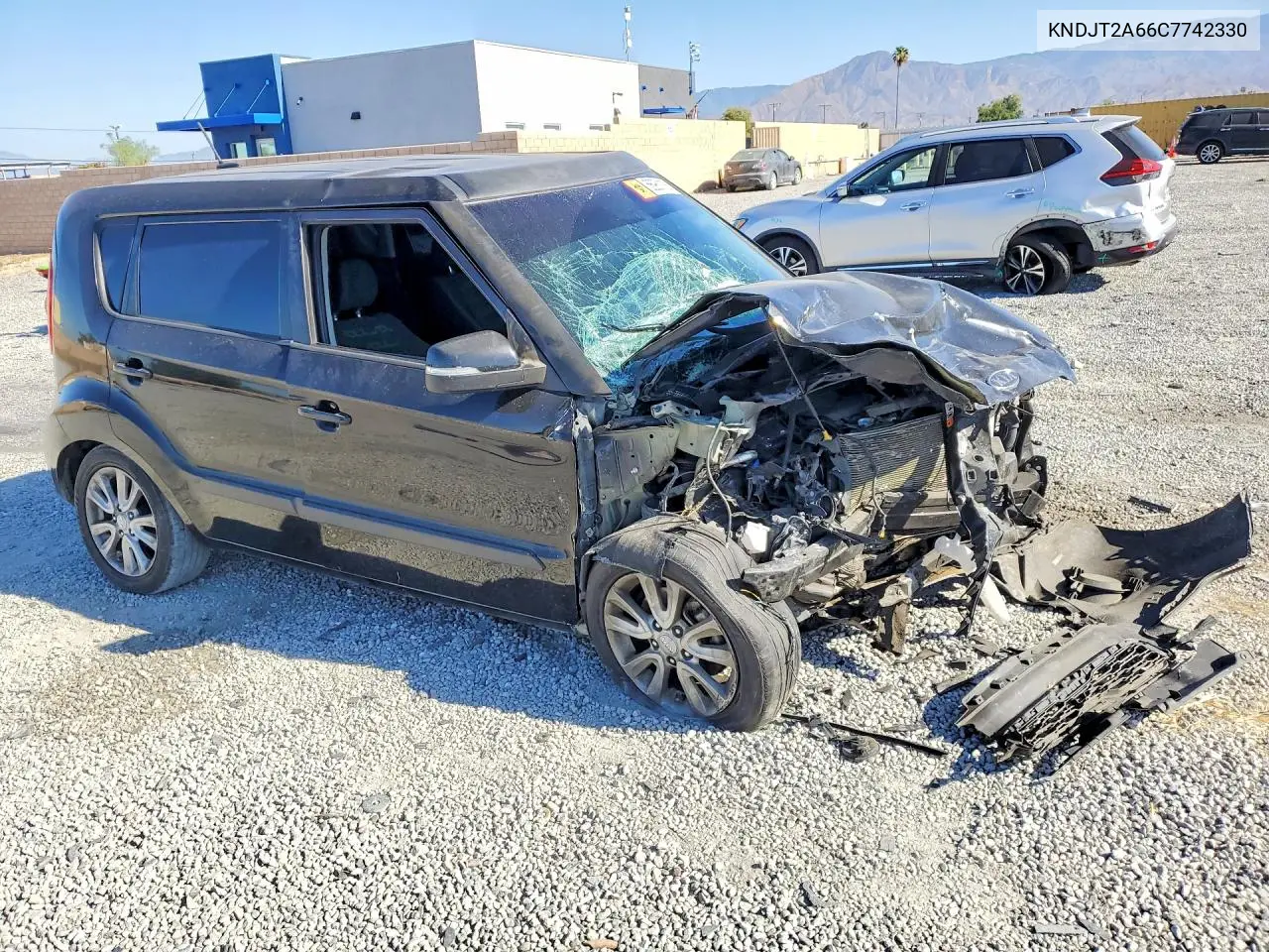 2012 Kia Soul + VIN: KNDJT2A66C7742330 Lot: 56961136