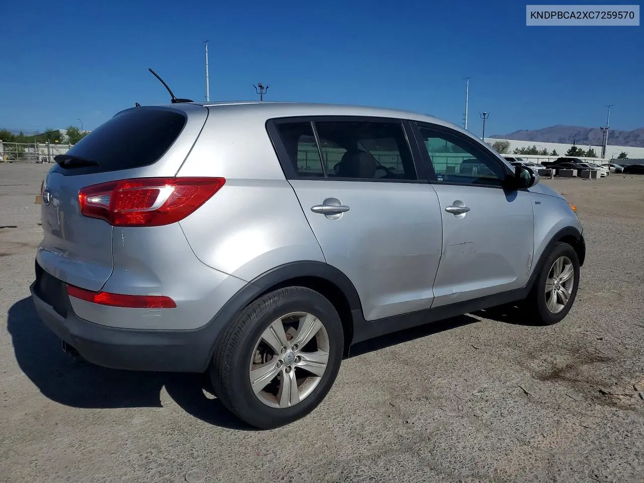 2012 Kia Sportage Lx VIN: KNDPBCA2XC7259570 Lot: 57230286