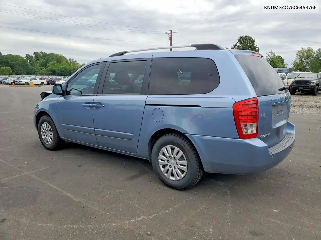 2012 Kia Sedona Lx VIN: KNDMG4C75C6463766 Lot: 58963266