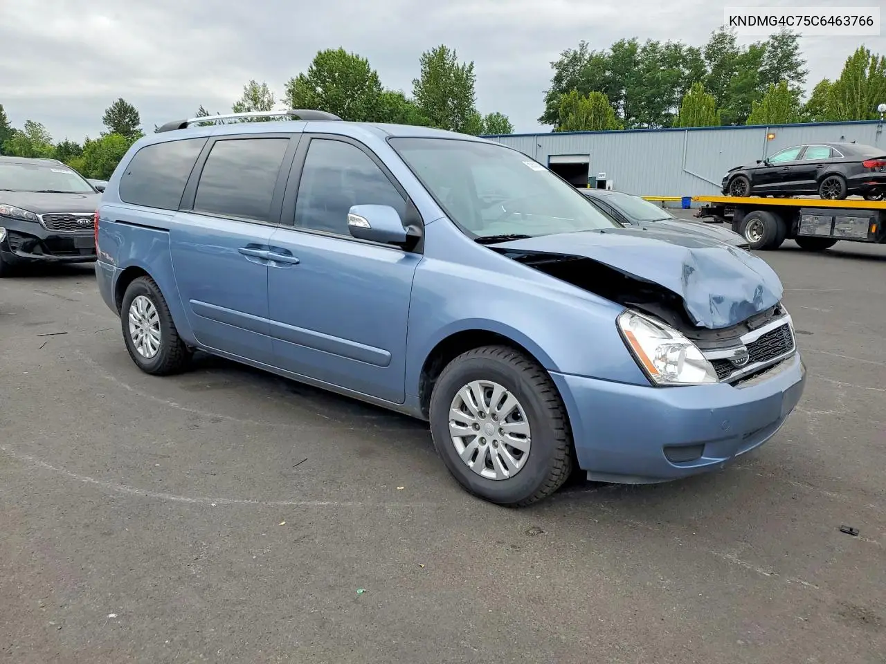 2012 Kia Sedona Lx VIN: KNDMG4C75C6463766 Lot: 58963266