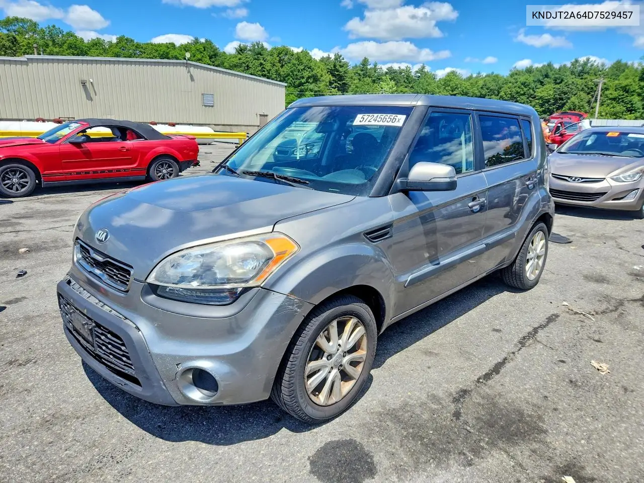 2013 Kia Soul + VIN: KNDJT2A64D7529457 Lot: 57245656