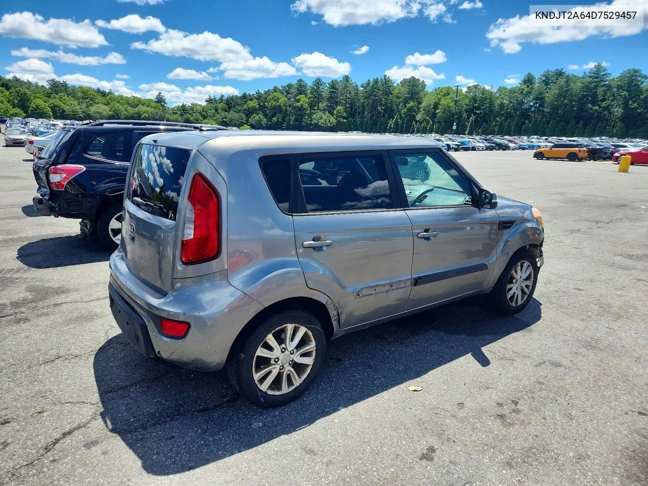 2013 Kia Soul + VIN: KNDJT2A64D7529457 Lot: 57245656