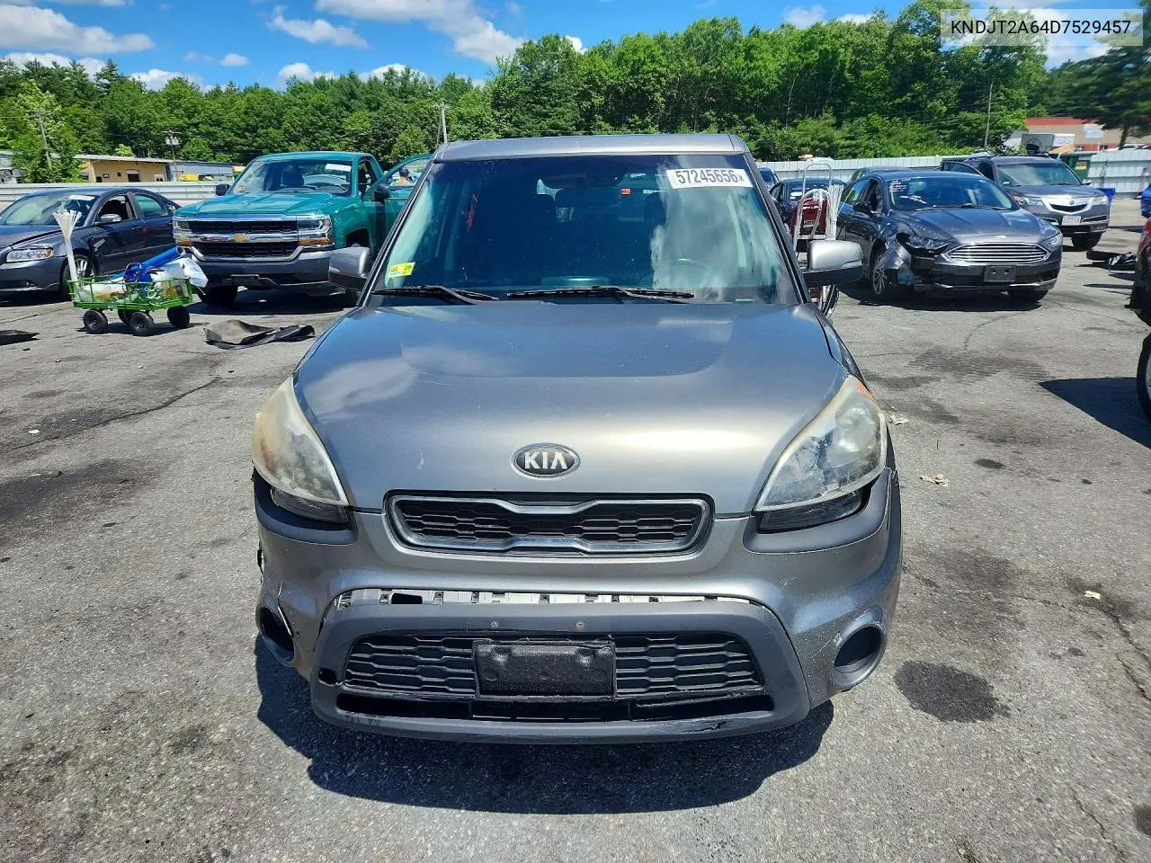 2013 Kia Soul + VIN: KNDJT2A64D7529457 Lot: 57245656