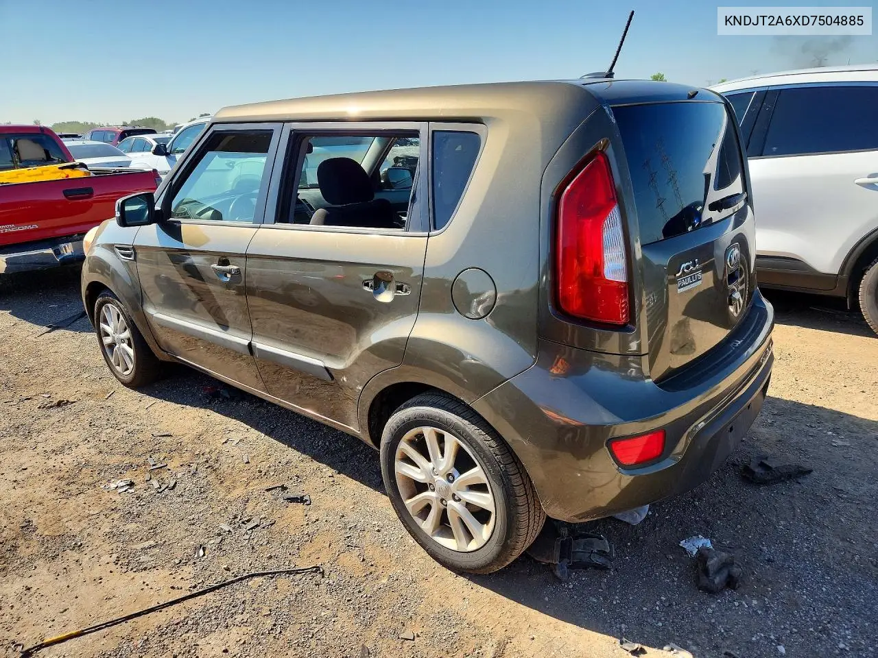 2013 Kia Soul + VIN: KNDJT2A6XD7504885 Lot: 60048996