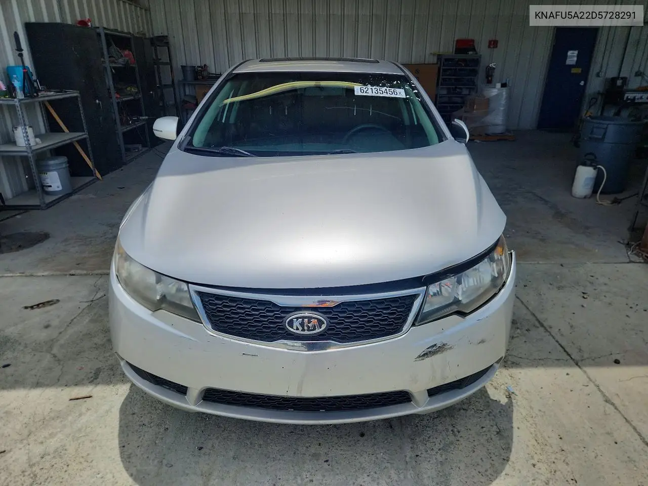 2013 Kia Forte5 Ex VIN: KNAFU5A22D5728291 Lot: 62135456