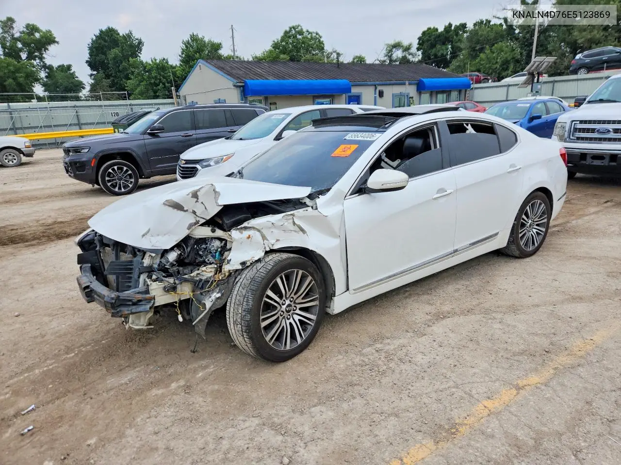2014 Kia Cadenza VIN: KNALN4D76E5123869 Lot: 55634006