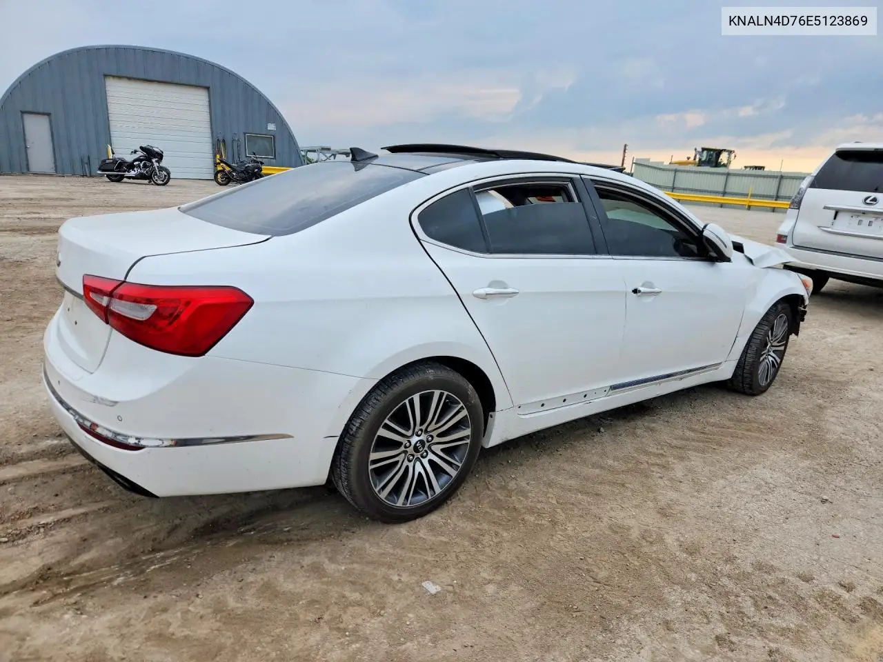 2014 Kia Cadenza VIN: KNALN4D76E5123869 Lot: 55634006