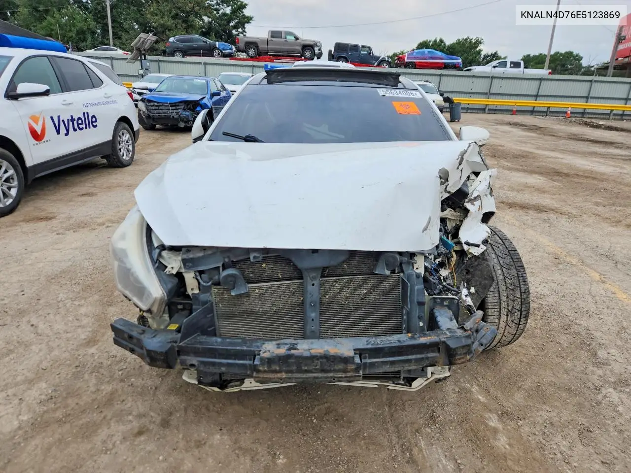 2014 Kia Cadenza VIN: KNALN4D76E5123869 Lot: 55634006