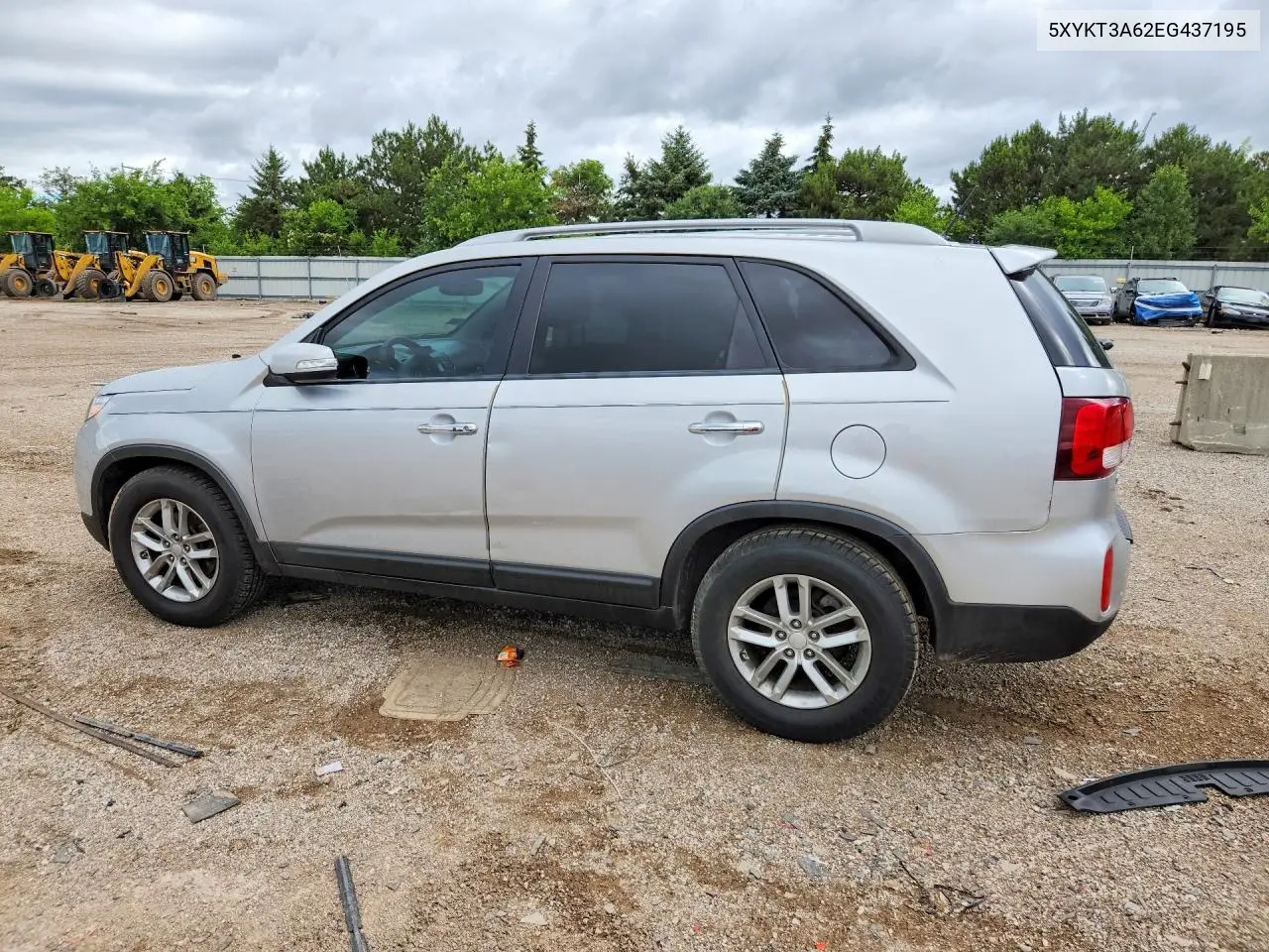 2014 Kia Sorento Lx VIN: 5XYKT3A62EG437195 Lot: 57241986