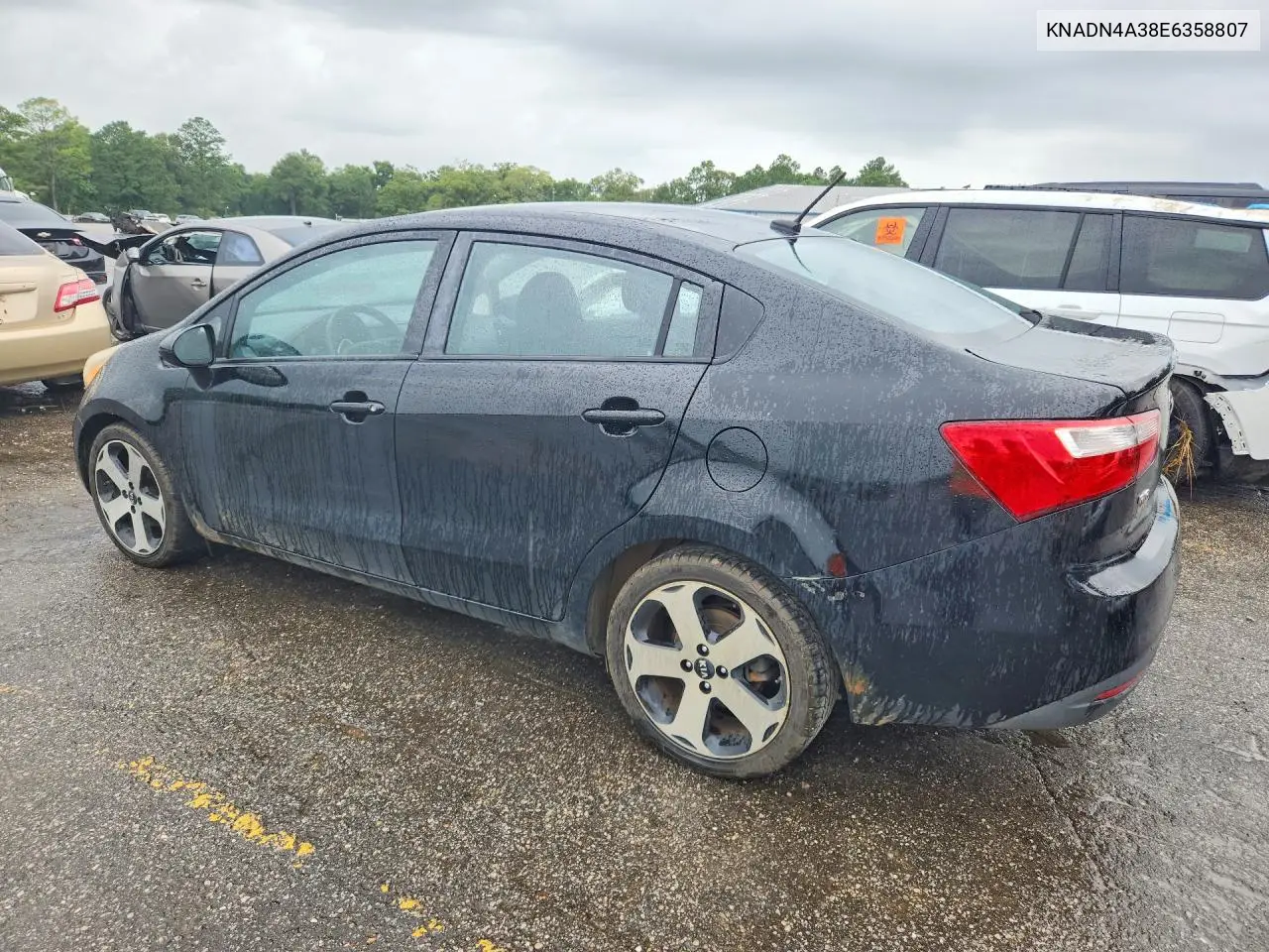 2014 Kia Rio Ex VIN: KNADN4A38E6358807 Lot: 57408306