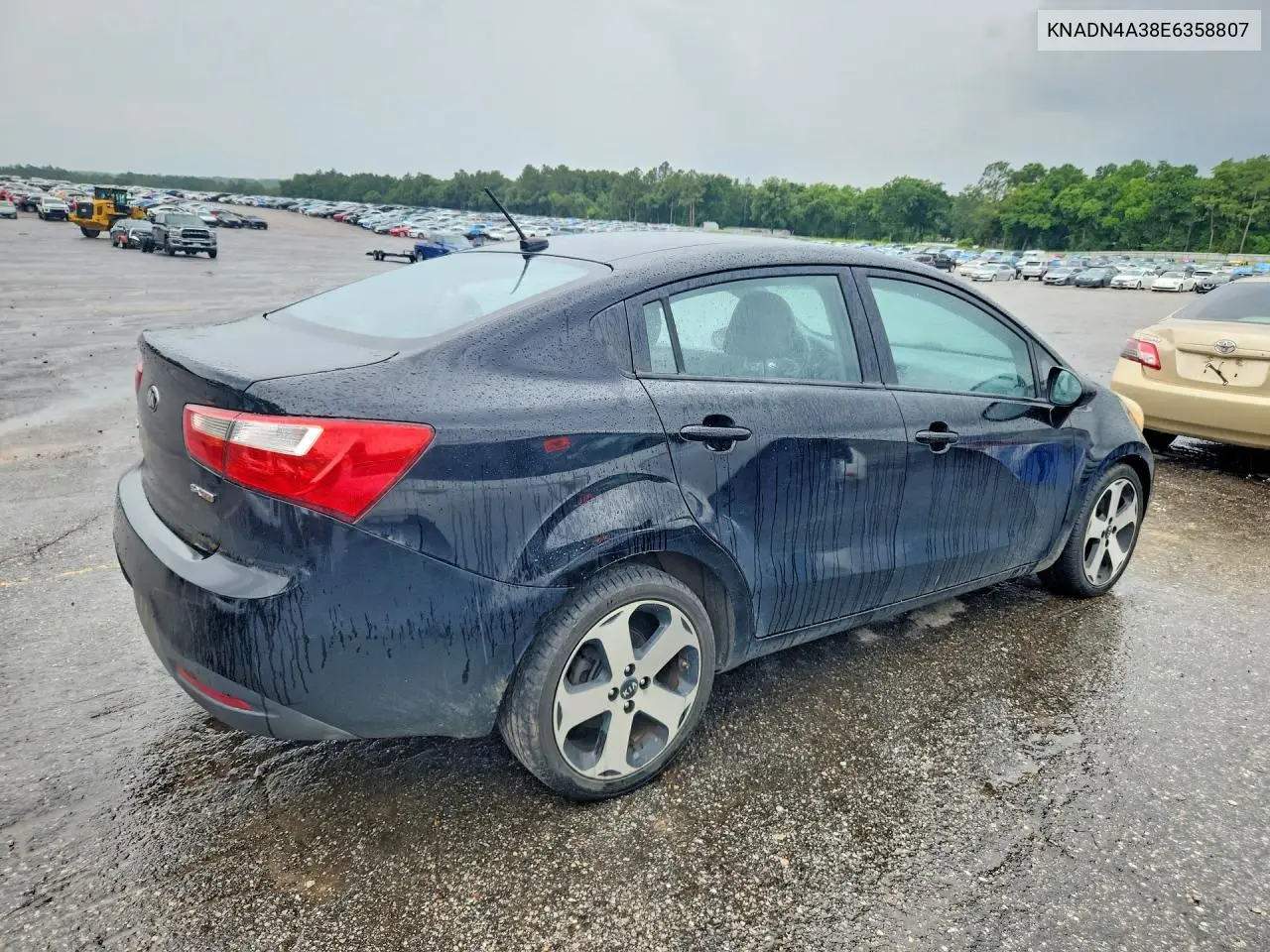 2014 Kia Rio Ex VIN: KNADN4A38E6358807 Lot: 57408306