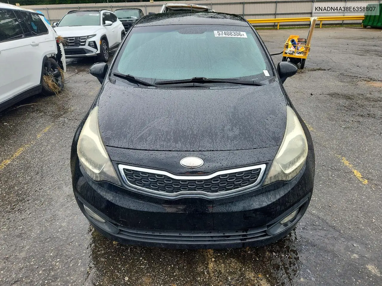 2014 Kia Rio Ex VIN: KNADN4A38E6358807 Lot: 57408306