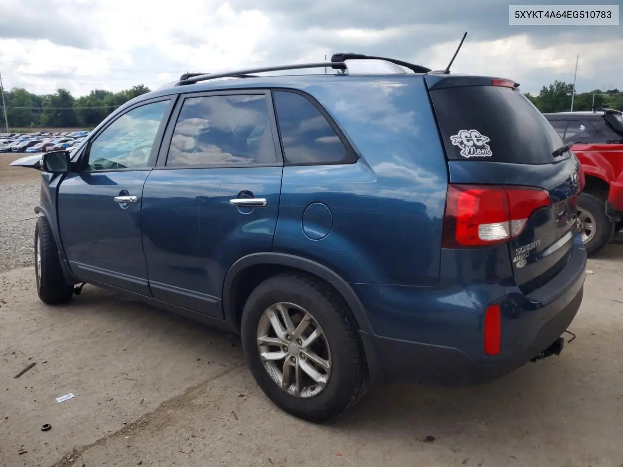 2014 Kia Sorento Lx VIN: 5XYKT4A64EG510783 Lot: 58287856