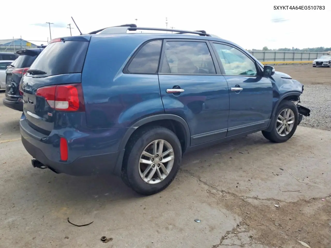 2014 Kia Sorento Lx VIN: 5XYKT4A64EG510783 Lot: 58287856