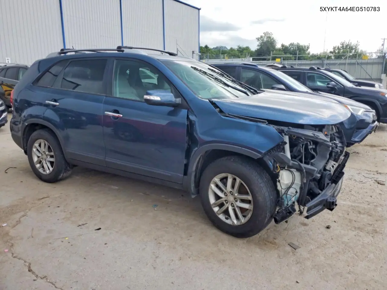 2014 Kia Sorento Lx VIN: 5XYKT4A64EG510783 Lot: 58287856