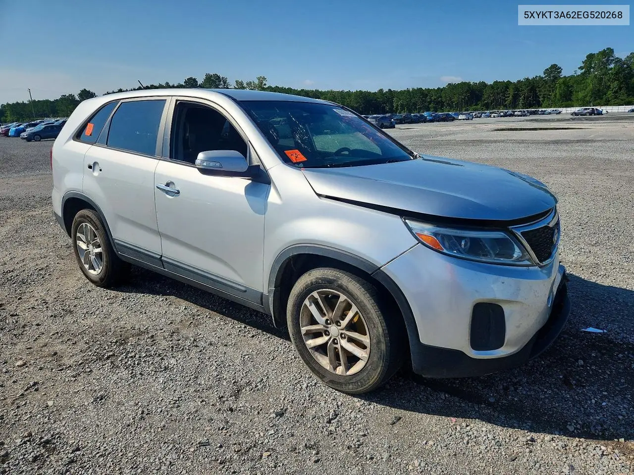 2014 Kia Sorento Lx VIN: 5XYKT3A62EG520268 Lot: 60030956
