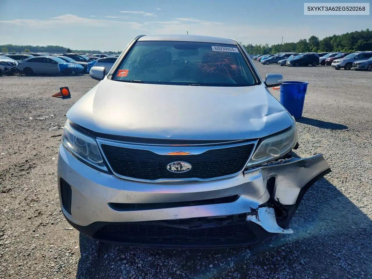 2014 Kia Sorento Lx VIN: 5XYKT3A62EG520268 Lot: 60030956