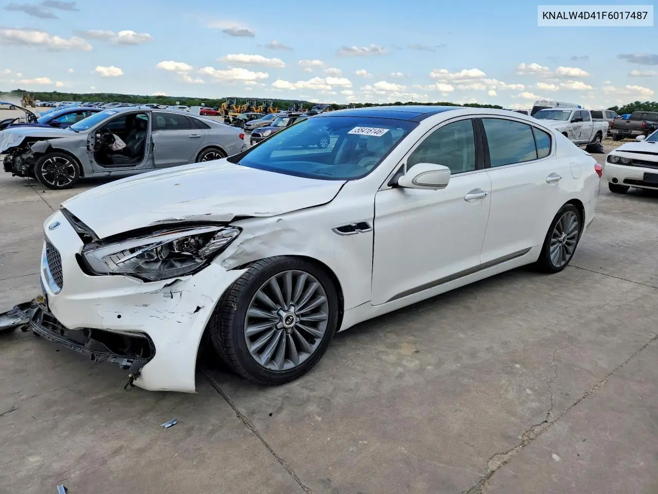 2015 Kia K900 Luxury VIN: KNALW4D41F6017487 Lot: 55416146