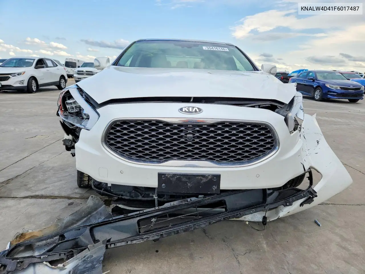 2015 Kia K900 Luxury VIN: KNALW4D41F6017487 Lot: 55416146
