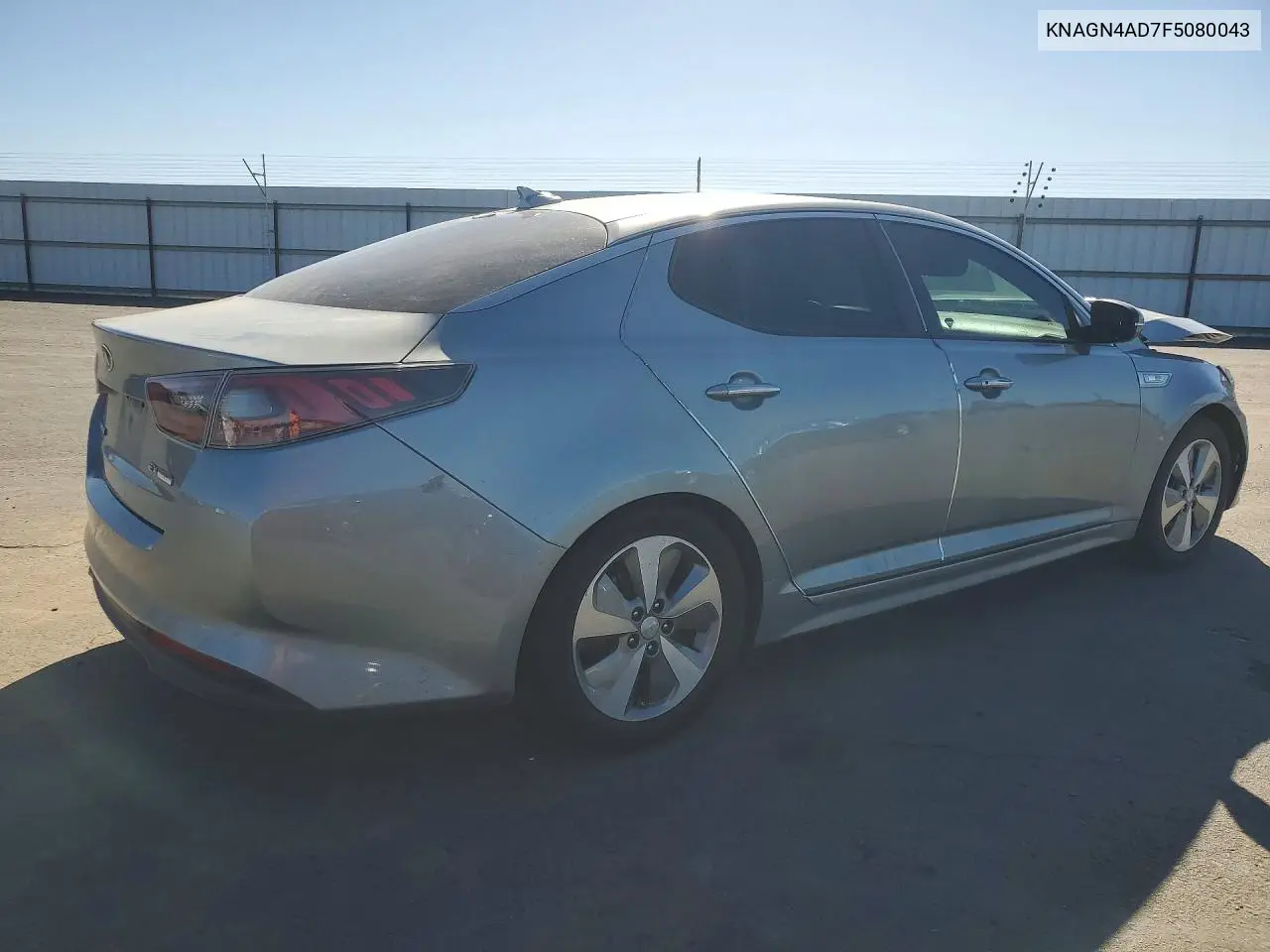 2015 Kia Optima Hybrid VIN: KNAGN4AD7F5080043 Lot: 56272986