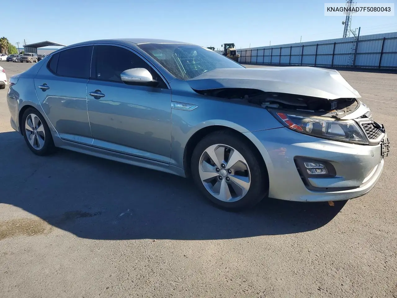 2015 Kia Optima Hybrid VIN: KNAGN4AD7F5080043 Lot: 56272986