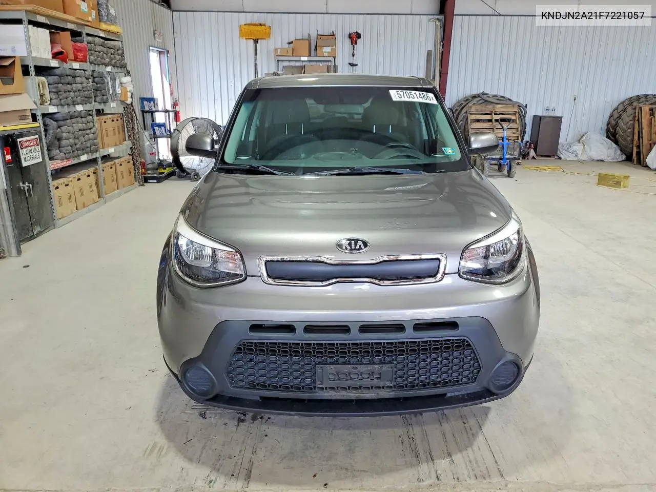 2015 Kia Soul Base VIN: KNDJN2A21F7221057 Lot: 57051486