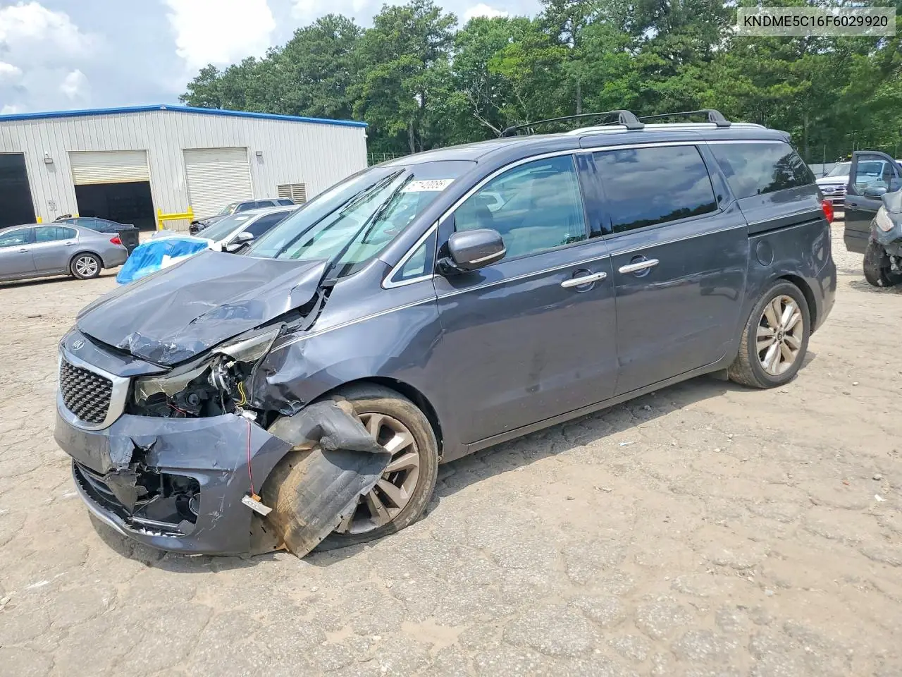 2015 Kia Sedona Sxl VIN: KNDME5C16F6029920 Lot: 57140086