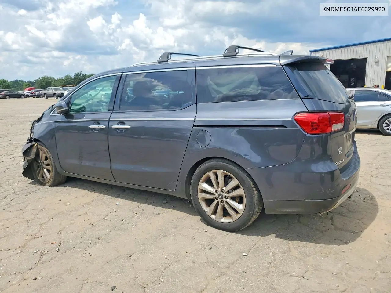 2015 Kia Sedona Sxl VIN: KNDME5C16F6029920 Lot: 57140086