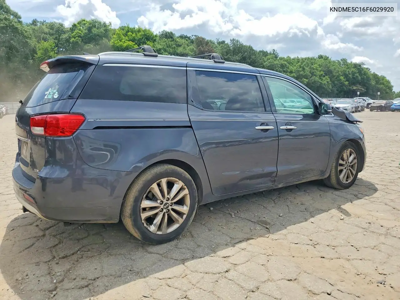 2015 Kia Sedona Sxl VIN: KNDME5C16F6029920 Lot: 57140086