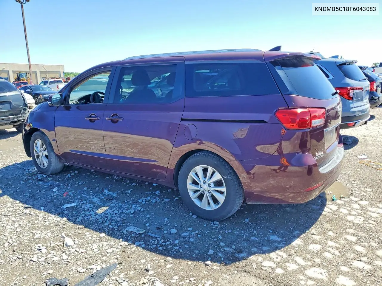 2015 Kia Sedona Lx VIN: KNDMB5C18F6043083 Lot: 57363436