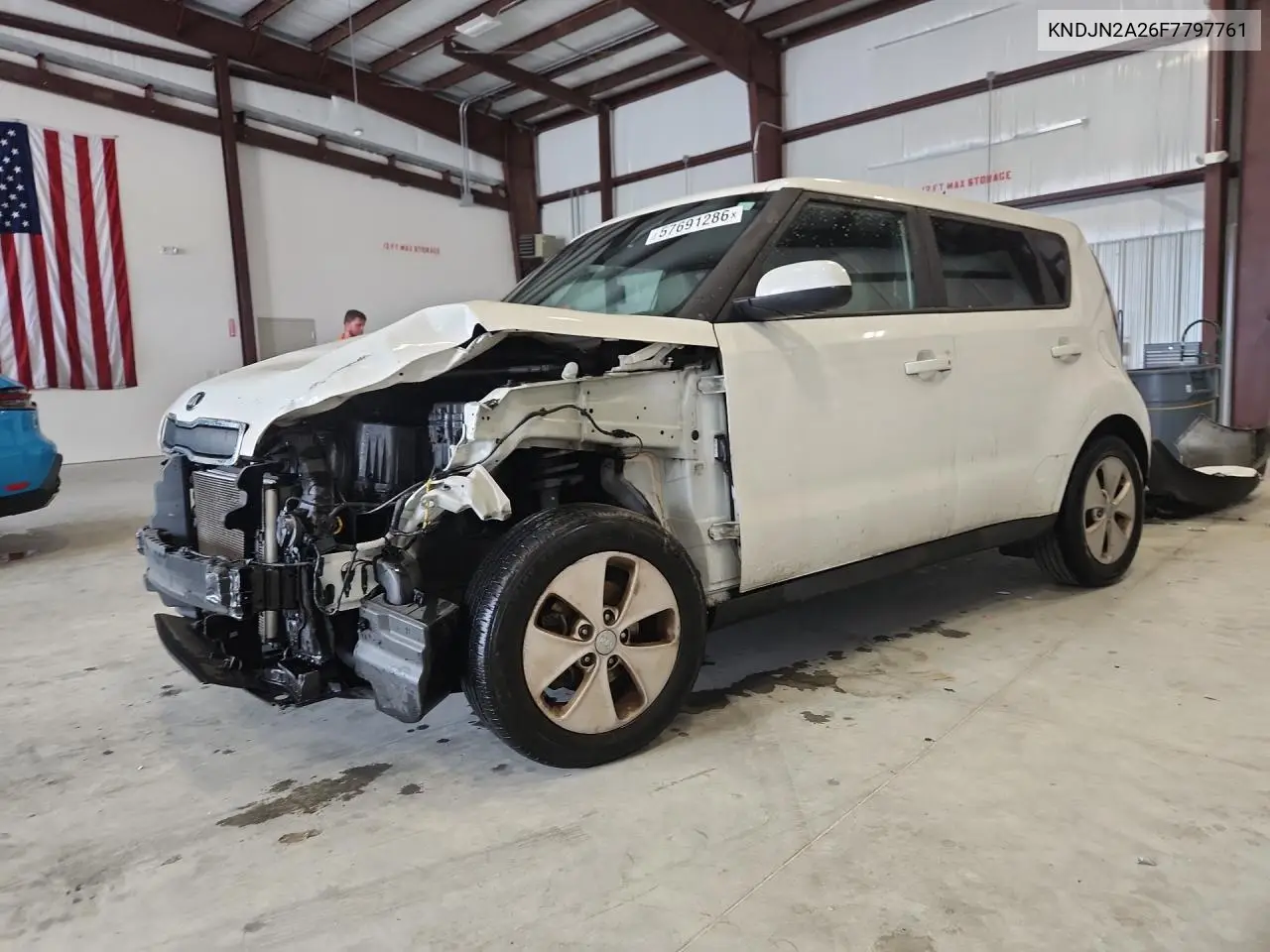 2015 Kia Soul Base VIN: KNDJN2A26F7797761 Lot: 57691286