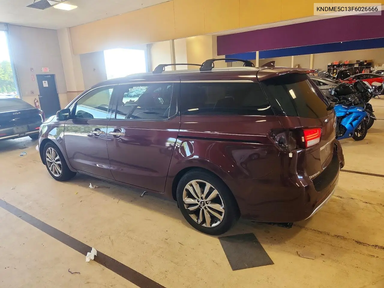 2015 Kia Sedona Sxl VIN: KNDME5C13F6026666 Lot: 58250266