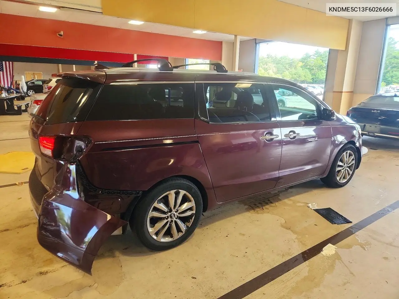 2015 Kia Sedona Sxl VIN: KNDME5C13F6026666 Lot: 58250266