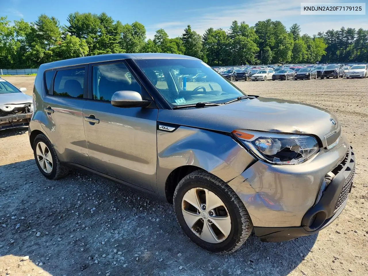 2015 Kia Soul Base VIN: KNDJN2A20F7179125 Lot: 58410136
